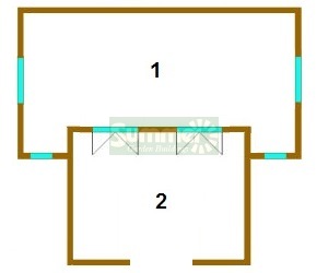 Floor plan and sizes