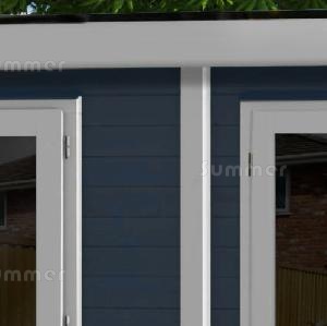 LOG CABINS xx - Posts and fascias - painted