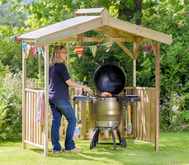 Pressure Treated Barbecue Shelter 962 - Apex Roof