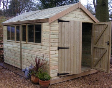 Shiplap Apex Shed 93 - Heavy Duty Floor, T and G Roof