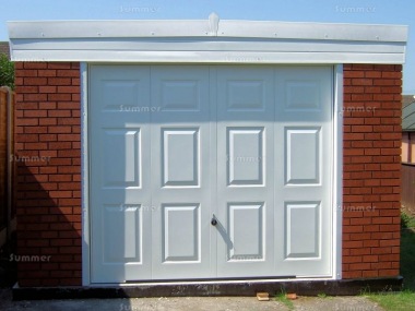 Brick Pent Concrete Garage 360 - PVCu Window and Fascias