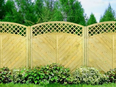 Fence Panel 517 - Planed Timber, 15mm T and G Boards, 3x2 Frame