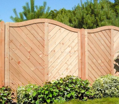 Fence Panel 573 - Larch, Planed, 18mm T and G Boards, 4x2 Frame