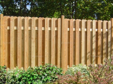 Fence Panel 624 - Larch, Planed, 18mm Thick Boards, Double Sided