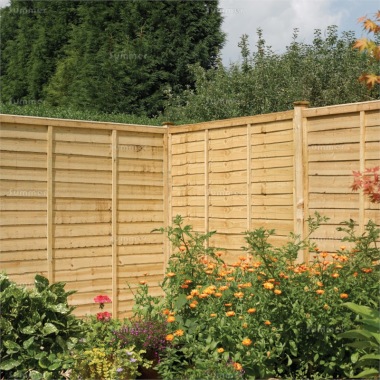 Fence Panel 202 - Rustic Waney Edge, Pressure Treated, FSC® Certified