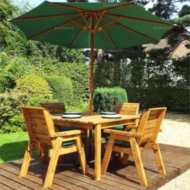 4 Seater Dining Set 486 - Armchairs, Square Table, Fully Assembled, FSC® Certified 4 Seater Dining Set 486 - Armchairs, Square Table, Fully Assembled, FSC® Certified