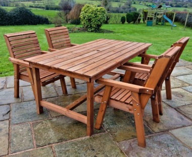 4 Seater Dining Set 668 - Armchairs, Rectangular Table 4 Seater Dining Set 668 - Armchairs, Rectangular Table