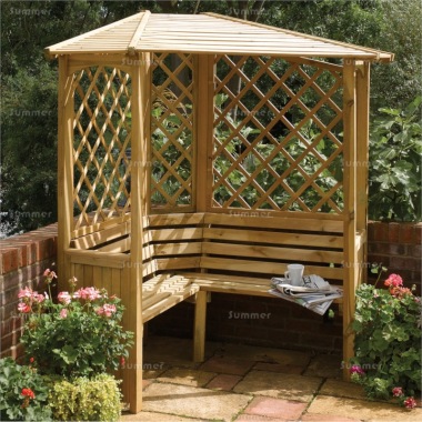 Corner Arbour 52 - Pressure Treated, PEFC Certified Corner Arbour 52 - Pressure Treated, PEFC Certified