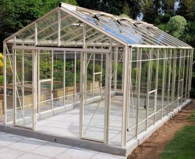 Aluminium Greenhouse 616 - Extra Tall, Double Door Aluminium Greenhouse 616 - Extra Tall, Double Door