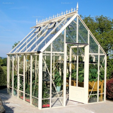 Aluminium Victorian Greenhouse 670 - Box Section, Glass To Ground