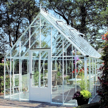 Aluminium Victorian Greenhouse 675 - Box Section, Glass To Ground Aluminium Victorian Greenhouse 675 - Box Section, Glass To Ground