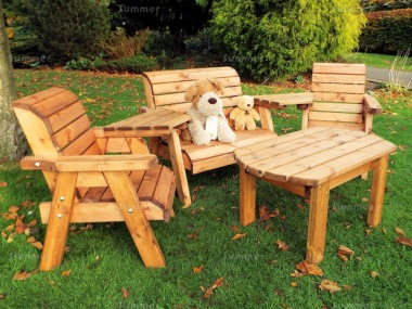 Kids Dining Set 756 - Bench, 2 Armchairs, Fully Assembled, FSC® Certified Kids Dining Set 756 - Bench, 2 Armchairs, Fully Assembled, FSC® Certified