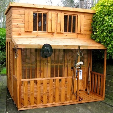 Two Storey Playhouse 136 - Wild West Jail House, Fitted Free