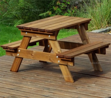 4 Seater Childrens Picnic Bench 815 - Rectangular, Fully Assembled, FSC® Certified