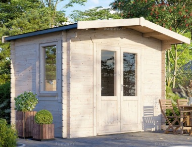 28mm Apex Log Cabin 943 - Double Glazed 28mm Apex Log Cabin 943 - Double Glazed