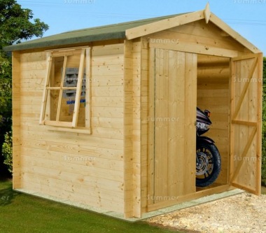 Log Cabin Shed 268 - 19mm Logs, Boarded Doors, FSC® Certified Log Cabin Shed 268 - 19mm Logs, Boarded Doors, FSC® Certified