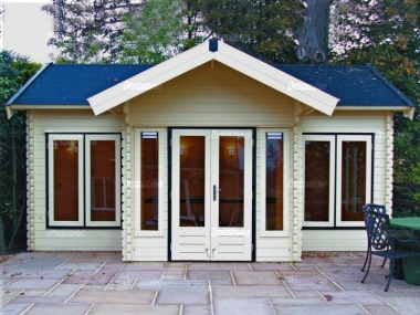 Clocktower Log Cabin 299 - T Shape, Felt Tiles Clocktower Log Cabin 299 - T Shape, Felt Tiles