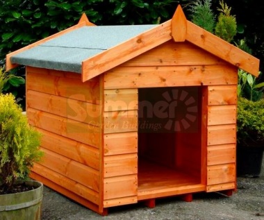 Shiplap Dog Kennel 28 - Tongued and Grooved, Fitted Free Shiplap Dog Kennel 28 - Tongued and Grooved, Fitted Free