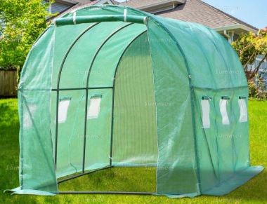 Polytunnel 270 - Reinforced Cover, Six Windows