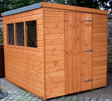 Shiplap Pent Shed 553 - T and G Floor and Roof