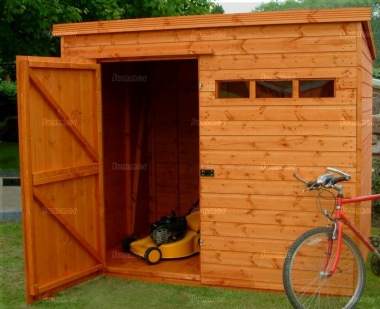 Security Pent Shed 63 - Shiplap, Extra Tall