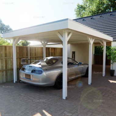 Wooden Carport 685 - EPDM Rubber Roof