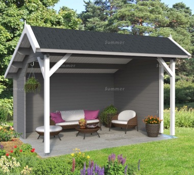 Wooden Gazebo 904 - Fully Boarded Walls Wooden Gazebo 904 - Fully Boarded Walls