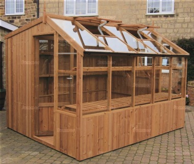 Thermowood Potting Shed 243 - Part Glazed Roof, Fitted Free