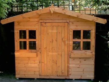 Childrens Playhouse 12 - Shiplap, Joinery Door, Fitted Free