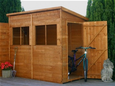 Shiplap Pent Shed 298 - All T and G