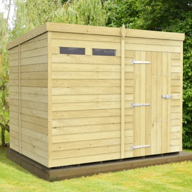 Pressure Treated Pent Security Shed 147 - Fast Delivery, Many Possible Designs Pressure Treated Pent Security Shed 147 - Fast Delivery, Many Possible Designs