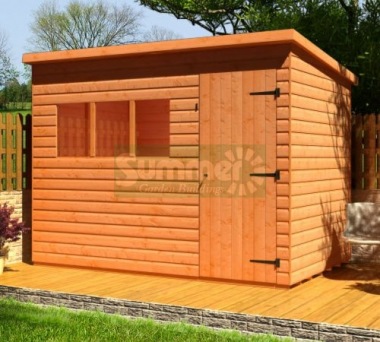 Shiplap Pent Shed 128 - T and G Floor and Roof