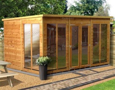 Pent Summerhouse 843 - Fast Delivery, Many Possible Designs Pent Summerhouse 843 - Fast Delivery, Many Possible Designs